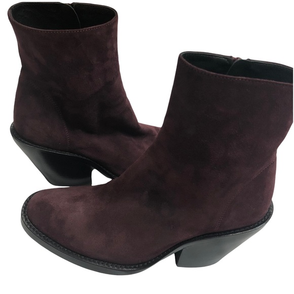 ANN DEMEULEMEESTER Suede Leather ankle boots - Picture 2 of 10
